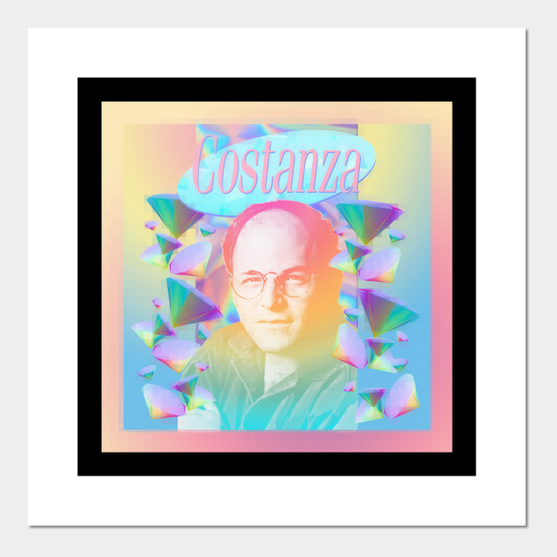 George Costanza / VApOrwave AesthetiC 90s Tribute Styled Design